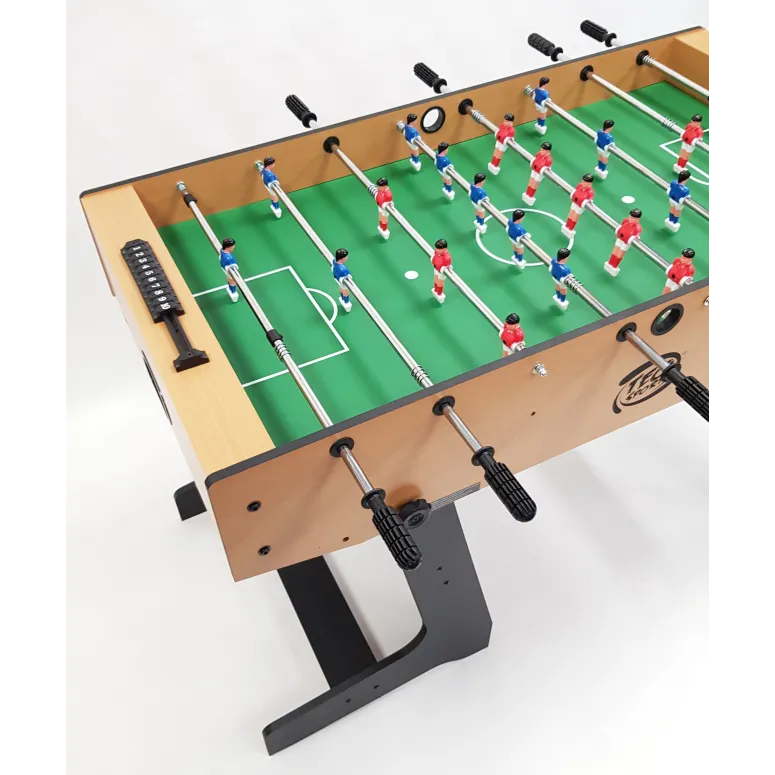 Piłkarzyki Stołowe Składane Kompaktowe Teorema 158x85x45cm Drewno Tworzywo