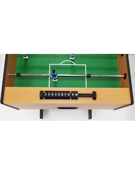 Piłkarzyki Stołowe Składane Kompaktowe Teorema 158x85x45cm Drewno Tworzywo