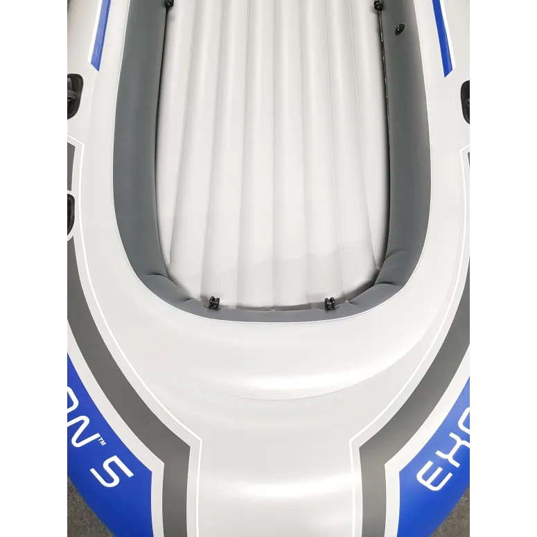 Ponton Intex Excursion 5 Akcesoria Do 600kg Wiosła Pompka Zawory Bostońskie