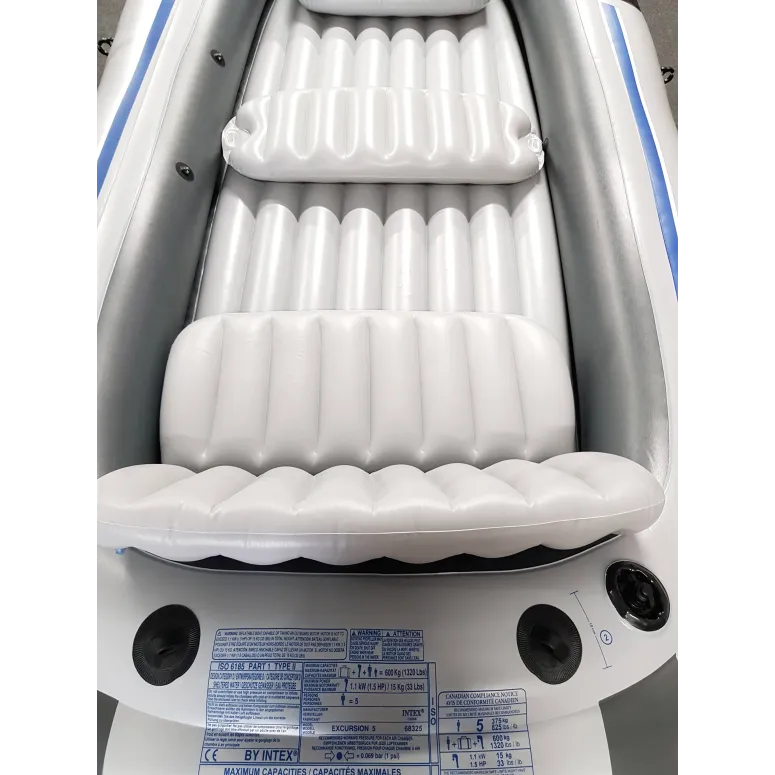 Ponton Intex Excursion 5 Do 600kg Wiosła Pompka Dmuchany Materiał PVC VIB