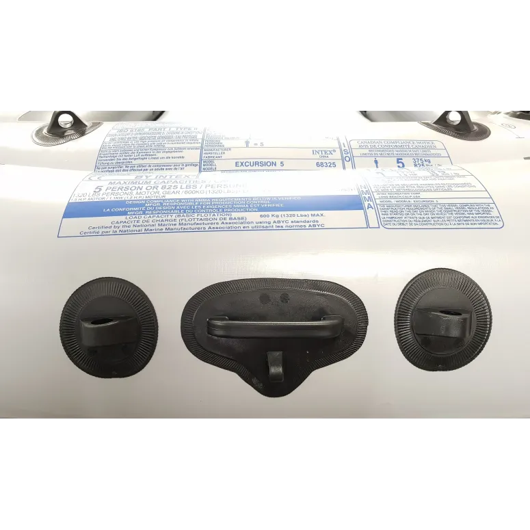 Ponton Intex Excursion 5 Do 600kg Wiosła Pompka Dmuchany Materiał PVC VIB