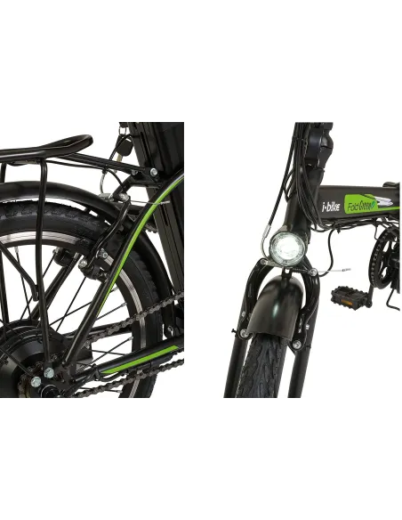 Elektryczny Rower Składany 20 Składak 3 Tryby Walk