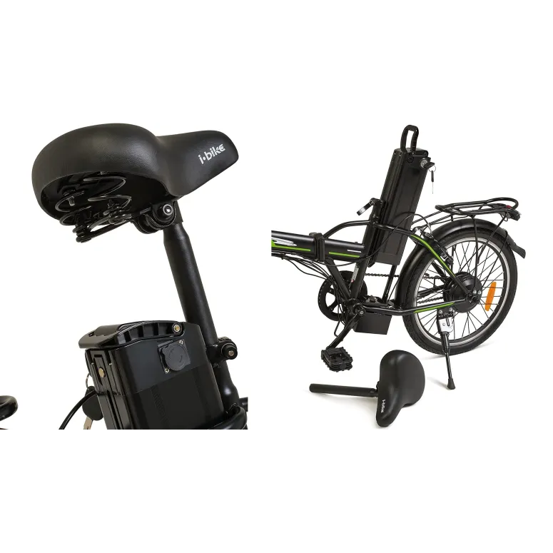 Elektryczny Rower Składany 20 Składak 3 Tryby Walk