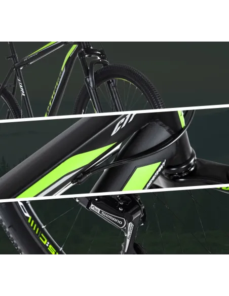 Rower Górski 26 Damski Męski MTB Hamulce Tarczowe Stopka Młodzieżowy Góral