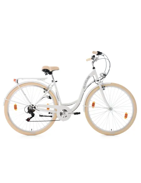 Rower Miejski Damski 28 Damka 6 bieg Oświetlenie