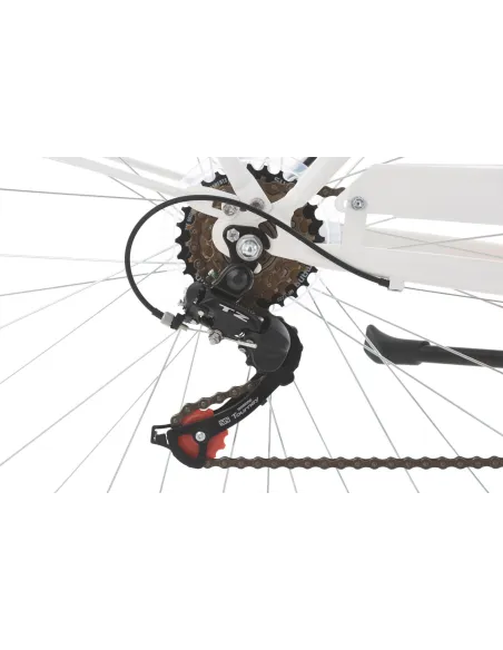 Rower Miejski Damski 28 Damka 6 bieg Oświetlenie