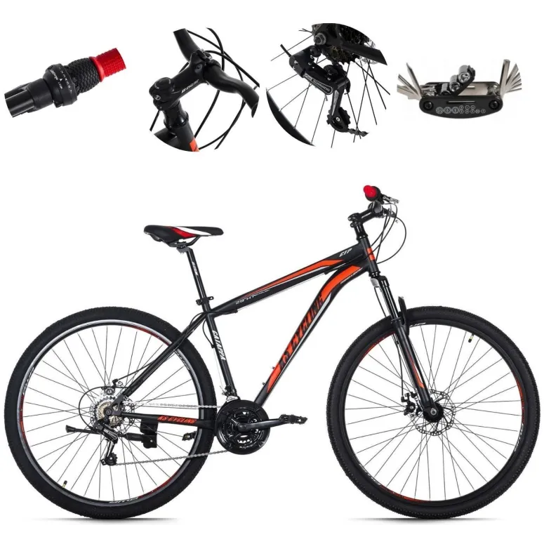 Rower Górski 26 Młodzieżowy Uniwersalny Tarcze Stopka Hardtail MTB