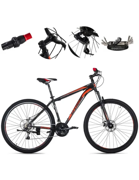 Rower Górski 26 Młodzieżowy Uniwersalny Tarcze Stopka Hardtail MTB