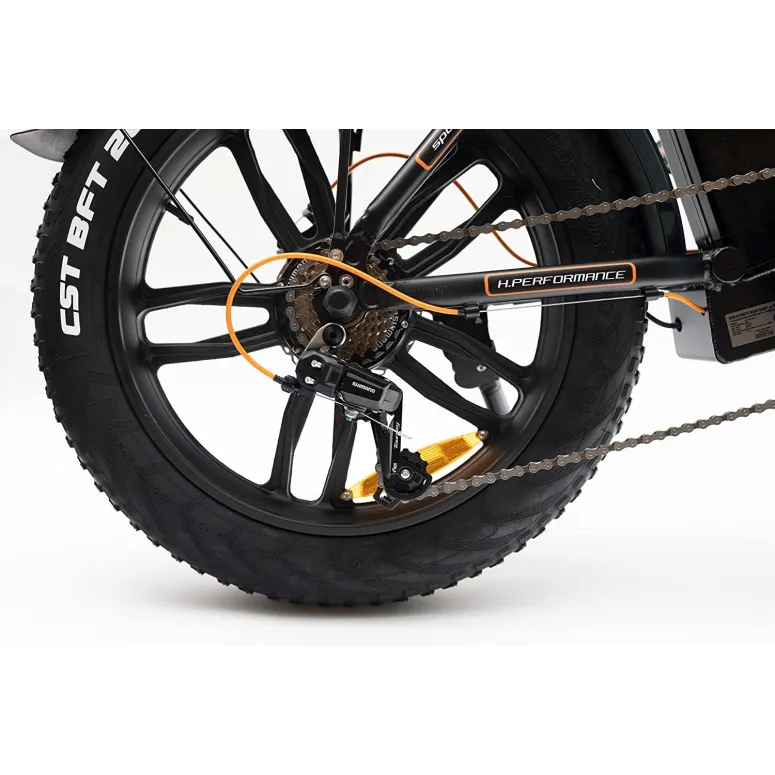 Rower Elektryczny Składany Fatbike 20 Unisex