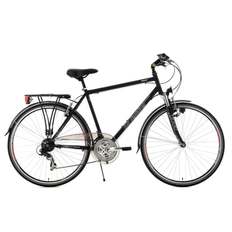 Rower Trekkingowy Męski 28 Bagażnik Stopka 21 bieg