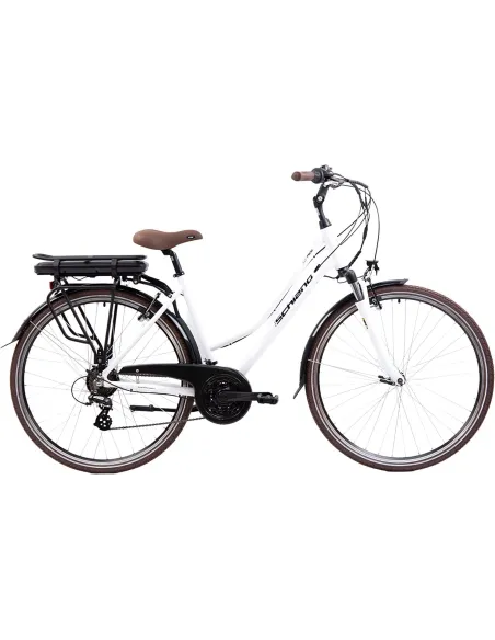 Rower Elektryczny Miejski Damski 28 Wspomaganie