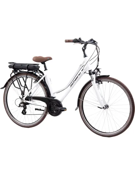 Rower Elektryczny Miejski Damski 28 Wspomaganie