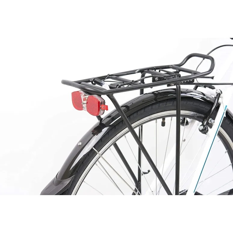 Męski Rower Trekkingowy 28 ALU Oświetlenie 18 bieg