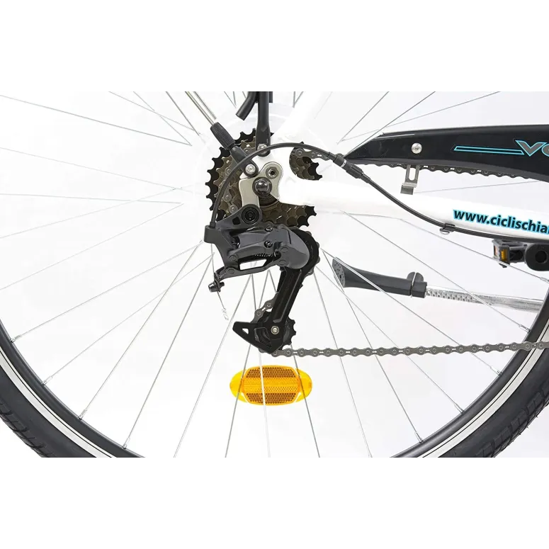 Męski Rower Trekkingowy 28 ALU Oświetlenie 18 bieg