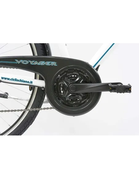 Męski Rower Trekkingowy 28 ALU Oświetlenie 18 bieg