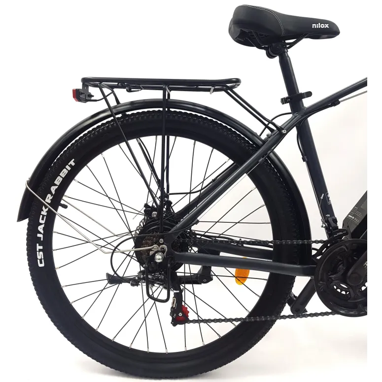 Elektryczny Rower Trekkingowy 27,5 Unisex 5 Trybów ALU Tarcze 21 Biegów