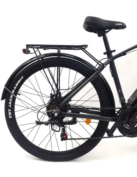 Elektryczny Rower Trekkingowy 27,5 Unisex 5 Trybów ALU Tarcze 21 Biegów