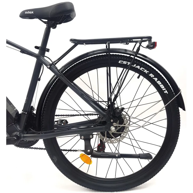 Elektryczny Rower Trekkingowy 27,5 Unisex 5 Trybów ALU Tarcze 21 Biegów