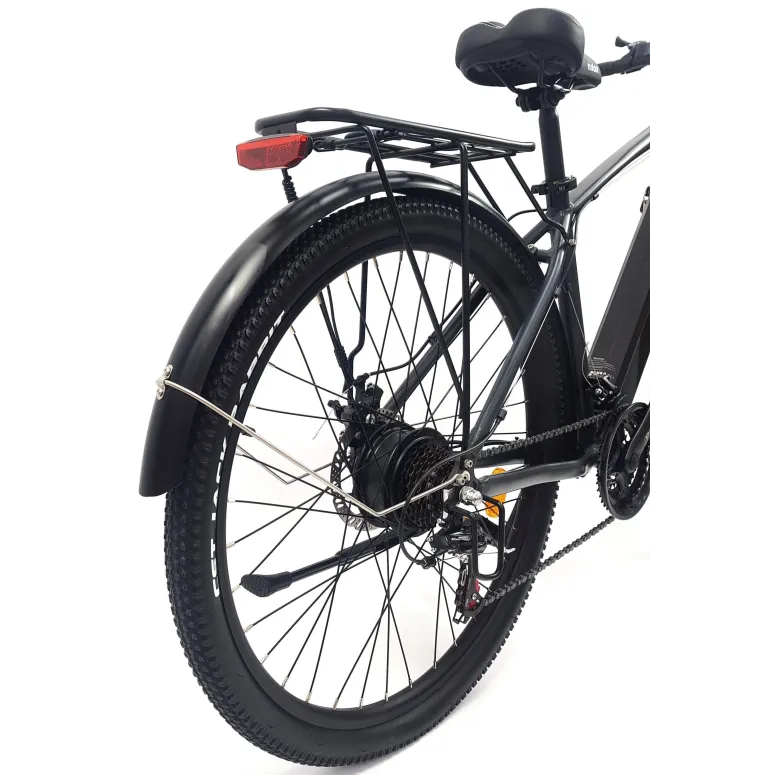 Elektryczny Rower Trekkingowy 27,5 Unisex 5 Trybów ALU Tarcze 21 Biegów