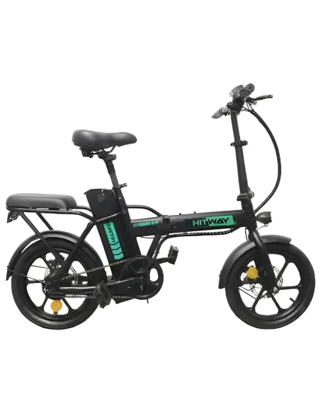 Elektryczny Rower Składany 16 ALU Składak 3 Tryby 8,4Ah Tarcze Oświetlenie