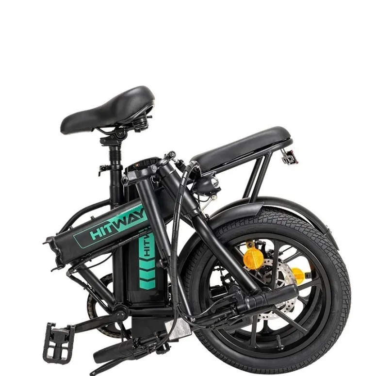 Elektryczny Rower Składany 16 ALU Składak 3 Tryby 8,4Ah Tarcze Oświetlenie