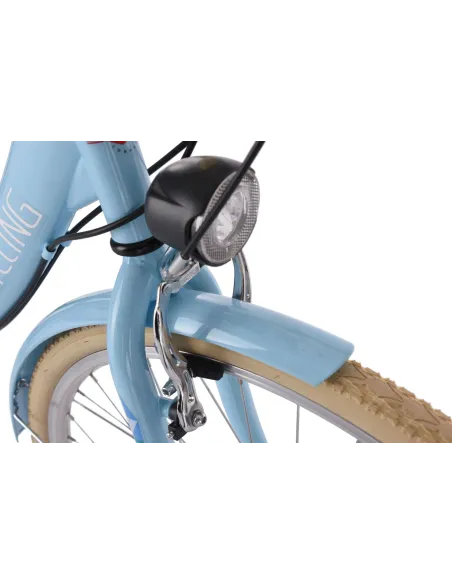 Dziewczęcy Rower Miejski 26 Damka 6 bieg Bagażnik