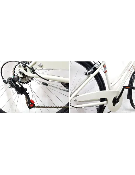 Rower Miejski Damski 28 Bagażniki 6 biegów Damka