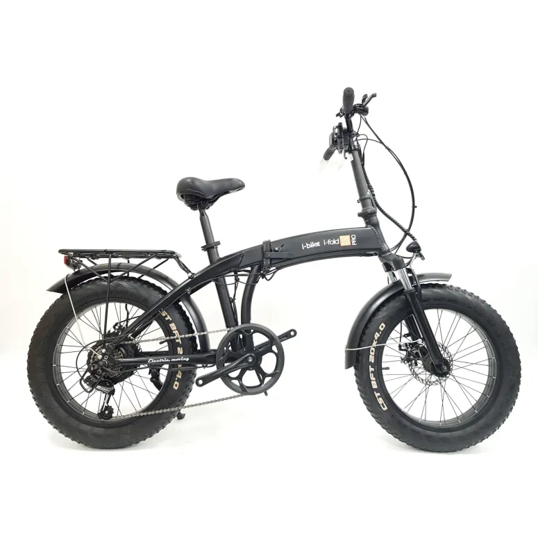 Elektryczny Rower Składany 20 Fat ALU Tarcze 250W Składak Dźwignie 7 Biegów