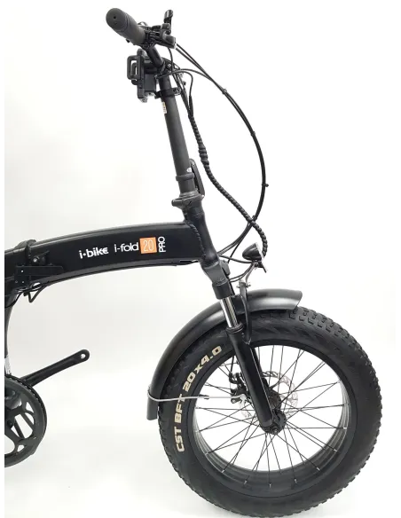 Elektryczny Rower Składany 20 Fat ALU Tarcze 250W Składak Dźwignie 7 Biegów