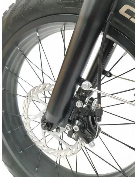 Elektryczny Rower Składany 20 Fat ALU Tarcze 250W Składak Dźwignie 7 Biegów