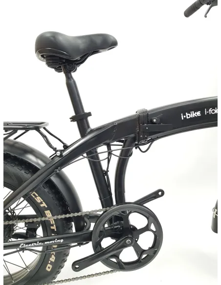 Elektryczny Rower Składany 20 Fat ALU Tarcze 250W Składak Dźwignie 7 Biegów