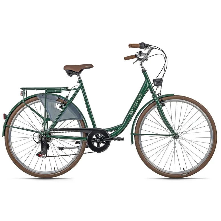 Miejski Rower Retro 28 Damski Światła Wysoka Rama