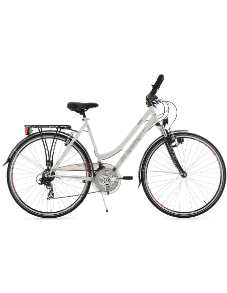 Rower Trekkingowy Damski 28 Światła Bagaż Stopka