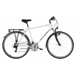 Rower Trekkingowy Męski 28 Oświetlenie Bagażnik