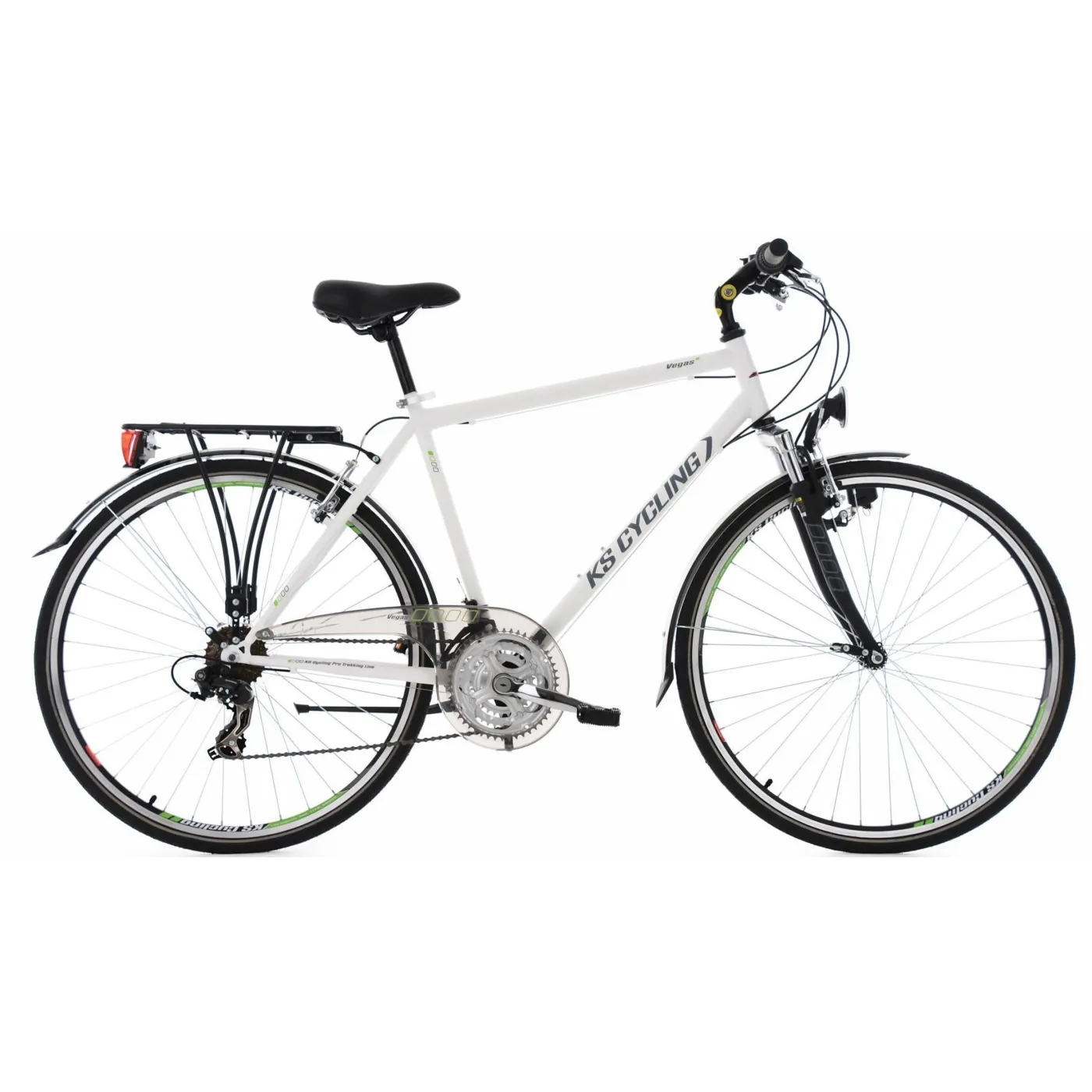 Rower Trekkingowy Męski 28 Oświetlenie Bagażnik