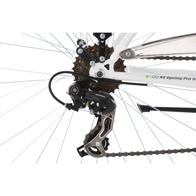 Rower Trekkingowy Męski 28 Oświetlenie Bagażnik