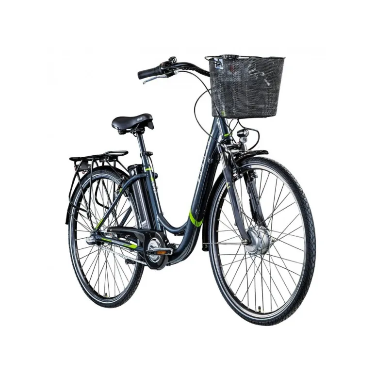 Elektryczny Rower Miejski 28 ALU 250W Bagażnik