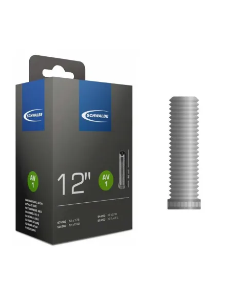 Dętka Rowerowa SCHWALBE 12" 12x1.75"-2.10" 47/62-203 AV 1 Auto 40 mm