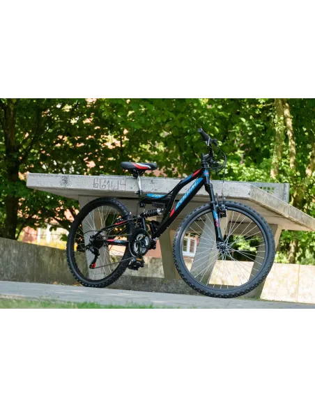 Rower Górski Dziecięcy 24 Młodzieżowy Amortyzacja V-Brake Tourney