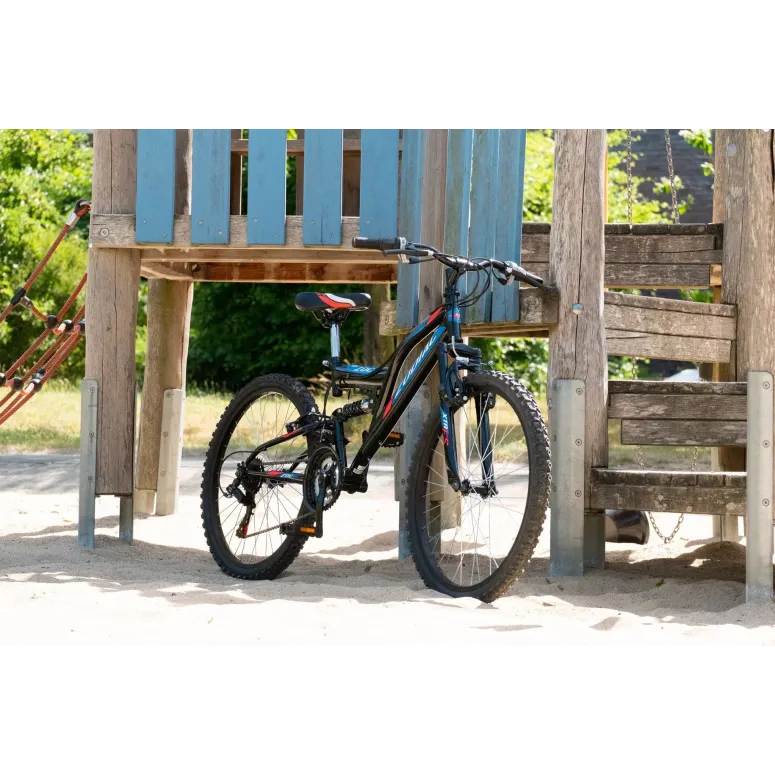 Rower Górski Dziecięcy 24 Młodzieżowy Amortyzacja V-Brake Tourney