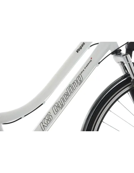 Rower Trekkingowy Damski 28 Bagaż Światła 21 bieg