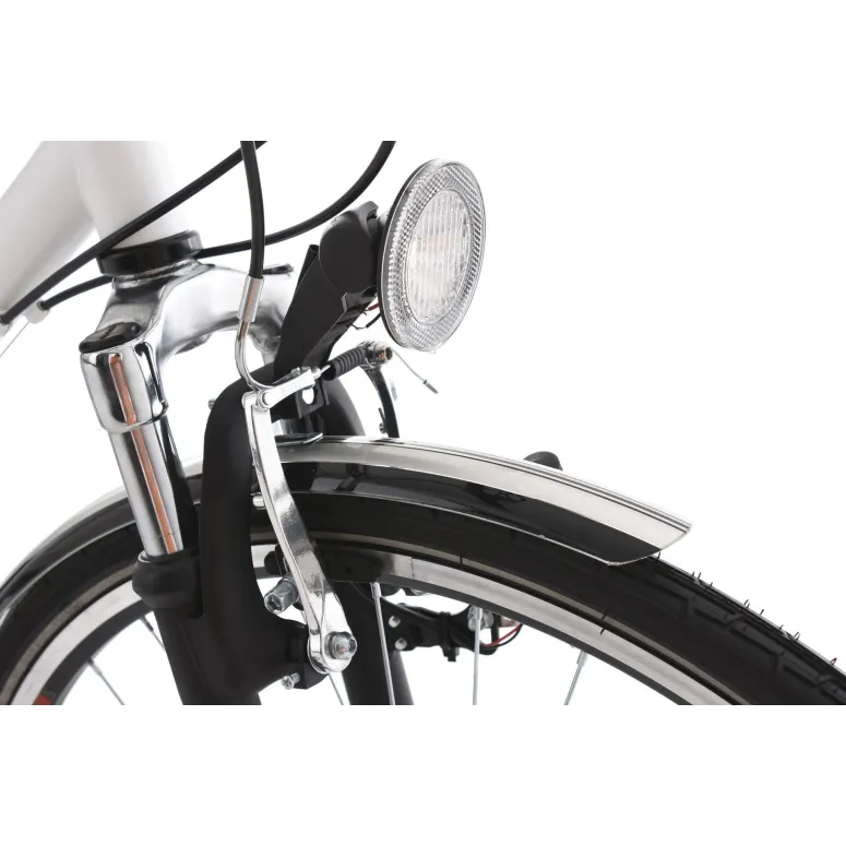 Rower Trekkingowy Damski 28 Bagaż Światła 21 bieg