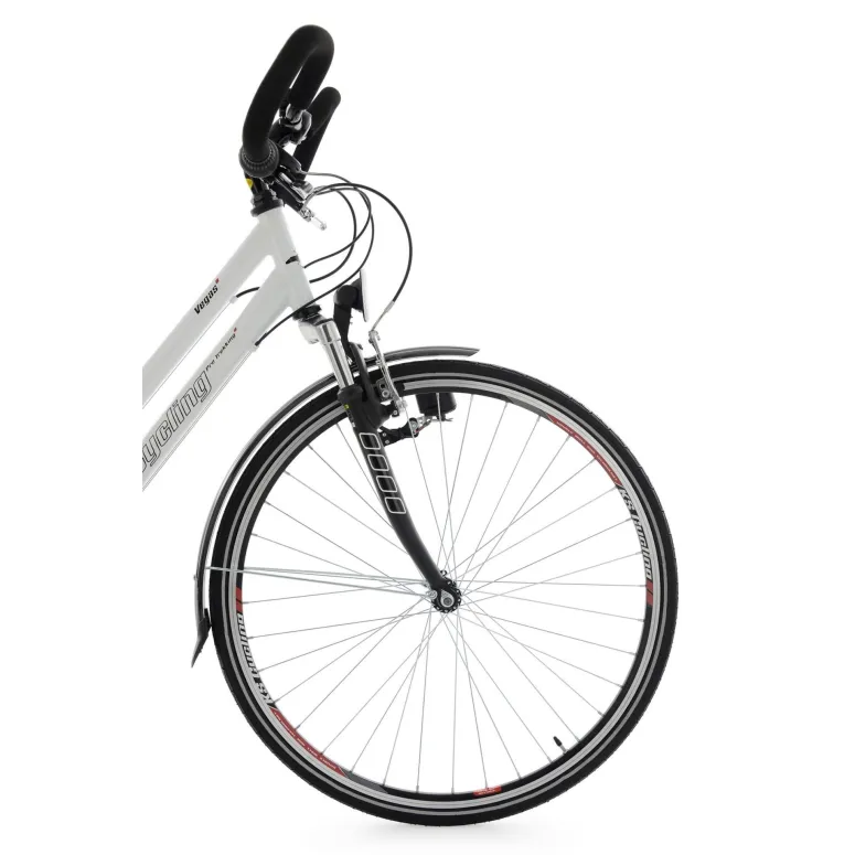 Rower Trekkingowy Damski 28 Bagaż Światła 21 bieg