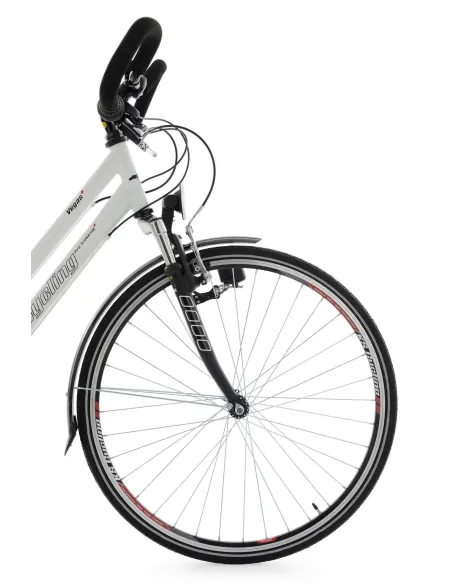 Rower Trekkingowy Damski 28 Bagaż Światła 21 bieg