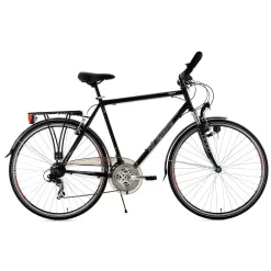 Rower Trekkingowy Męski 28 Bagaż Światła 21 biegów