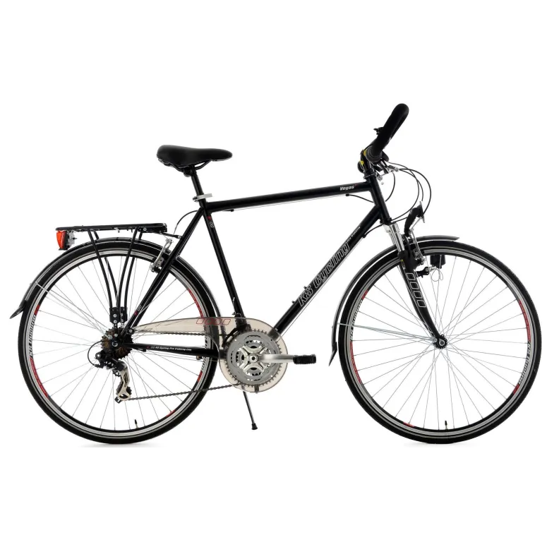 Rower Trekkingowy Męski 28 Bagaż Światła 21 biegów