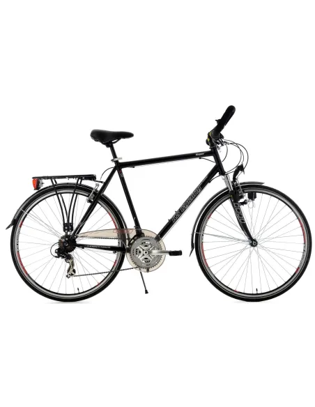 Rower Trekkingowy Męski 28 Bagaż Światła 21 biegów