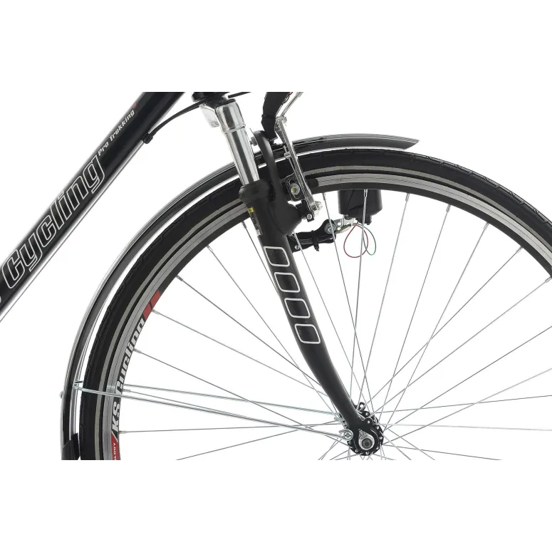 Rower Trekkingowy Męski 28 Bagaż Światła 21 biegów