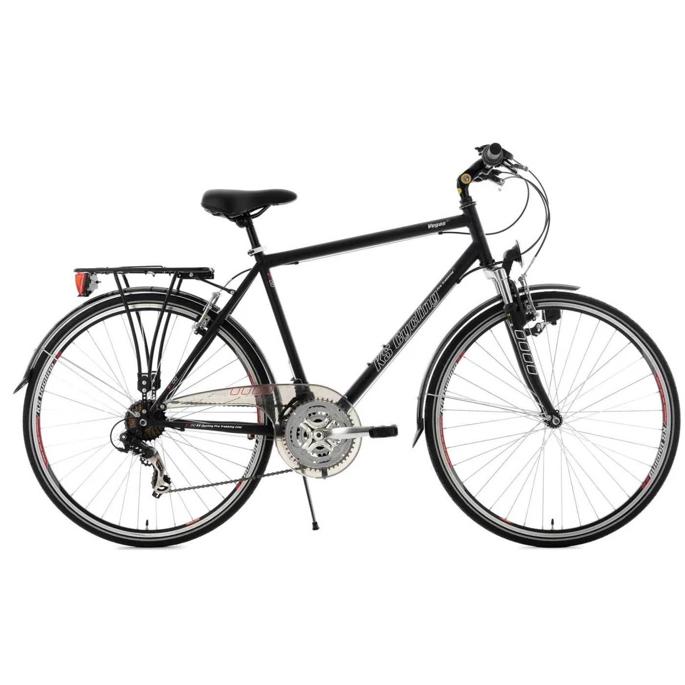 Rower Trekking Męski 28 Światła Bagażnik Stopka