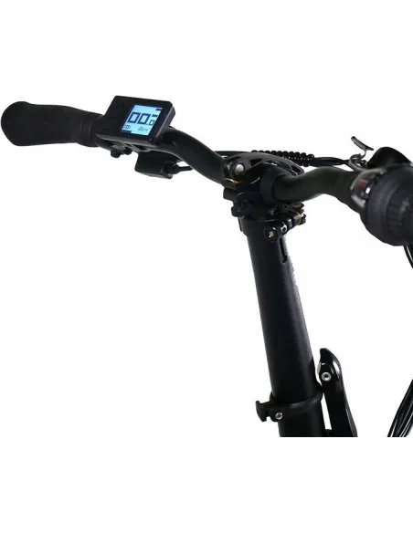 Elektryczny Rower Składany Fatbike 20 Tarcze 250W Składak 5 Trybów 7 Biegów